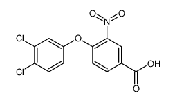 4-(3,4-dichlorophenoxy)-3-nitrobenzoic acid结构式