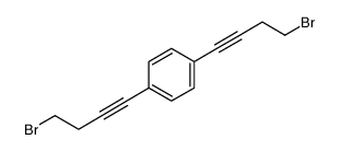 1,4-bis(4-bromobut-1-yn-1-yl)benzene结构式