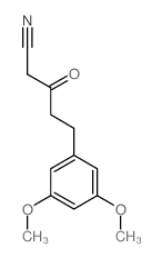 5-(3,5-二甲氧基苯基)-3-氧代戊腈结构式