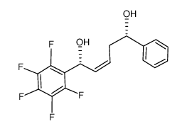 (1R,5S,Z)-1-(perfluorophenyl)-5-phenylpent-2-ene-1,5-diol结构式