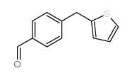 4-(噻吩-2-甲基)苯甲醛结构式