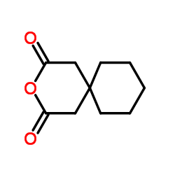 1,1-Cyclohexanediacetic anhydride structure