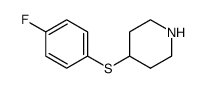 4-(4-fluorophenyl)sulfanylpiperidine Structure