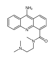 9-amino-N-[2-(dimethylamino)ethyl]-N-methylacridine-4-carboxamide Structure