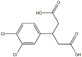 3-(3,4-二氯苯基)戊二酸结构式