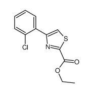 4-(2-氯苯基)-2-噻唑羧酸乙酯结构式