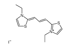 3,3'-diethylthiazolinocarbocyanine iodide Structure