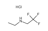 N-乙基-2,2,2-三氟乙胺盐酸盐结构式