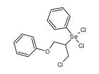 dichloro(1-chloro-3-phenoxypropan-2-yl)(phenyl)-l4-selane Structure