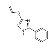 3-ethenylsulfanyl-5-phenyl-1H-1,2,4-triazole结构式