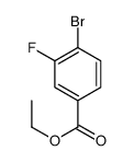 4-BROMO-3-FLUOROBENZOIC ACID ETHYL ESTER structure