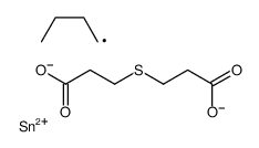 2-butyl-1,3,7,2-dioxathiastannecane-4,10-dione Structure