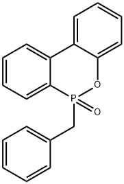 10-苯甲基-9-氧杂-10-磷 杂菲-10-氧化物结构式