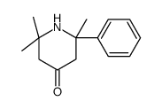 2,2,6-trimethyl-6-phenylpiperidin-4-one Structure