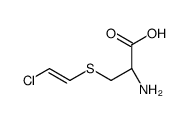 L-Alanine, 3-((2-chloroethenyl)thio)-结构式