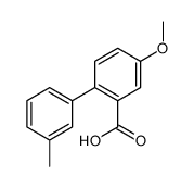 5-methoxy-2-(3-methylphenyl)benzoic acid Structure
