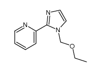 2-(1-(ethoxymethyl)-1H-imidazol-2-yl)pyridine结构式