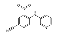 3-nitro-4-(pyridin-3-ylamino)benzonitrile Structure