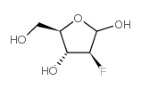 2-deoxy-2-fluoro-d-arabinofuranose Structure