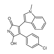 3-(4-Chlorophenyl)-4-(1-methyl-1H-indol-3-yl)-1H-pyrrole-2,5-dione Structure