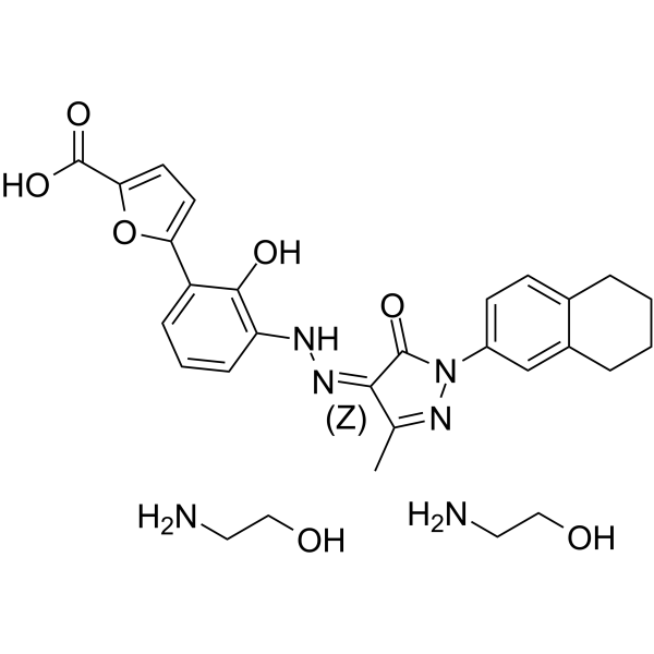 Rafutrombopag diolamine结构式