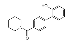 [4-(2-hydroxyphenyl)phenyl]-piperidin-1-ylmethanone结构式