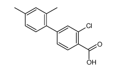 2-chloro-4-(2,4-dimethylphenyl)benzoic acid Structure