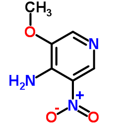 4-氨基-3-甲氧基-5-硝基吡啶结构式