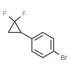 1-溴-4-(2,2-二氟环丙基)苯结构式