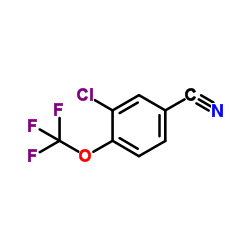 3-Chloro-4-(trifluoromethoxy)benzonitrile Structure