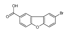 8-bromodibenzofuran-2-carboxylic acid Structure