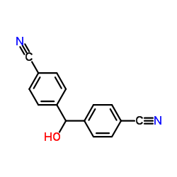 双(4-氰基苯基)甲醇结构式