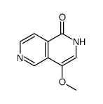 4-methoxy-2H-[2,6]naphthyridin-1-one结构式