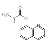 quinolin-8-yl N-methylcarbamate结构式