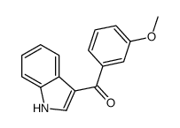 (1H-吲哚-3-基)-(3-甲氧基-苯基)-甲酮结构式