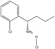 (1S)-1-(2-CHLOROPHENYL)BUTYLAMINE HYDROCHLORIDE Structure