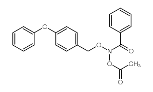 [benzoyl-[(4-phenoxyphenyl)methoxy]amino] acetate结构式