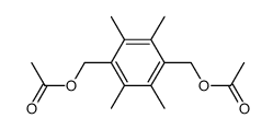 (2,3,5,6-tetramethyl-1,4-phenylene)bis(methylene) diacetate Structure