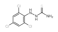 2-(2,4,6-TRICHLOROPHENYL)-1-HYDRAZINECARBOTHIOAMIDE Structure