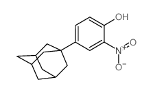 Tricyclo[3.3.1.13,​7]​decane, 1-​(4-​nitrophenyl)​ Structure