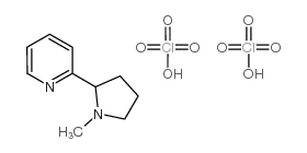 (+/-)-邻-尼古丁二高氯酸酯结构式