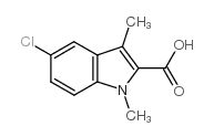 5-chloro-1,3-dimethyl-1H-indole-2-carboxylic acid Structure