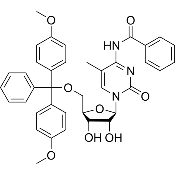 N4-Benzoyl-5'-O-DMT-5-methylcytidine Structure