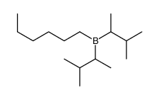 hexyl-bis(3-methylbutan-2-yl)borane Structure