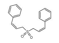 di-(Z)-cinnamyl sulfone Structure