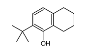 2-tert-butyl-5,6,7,8-tetrahydronaphthalen-1-ol结构式
