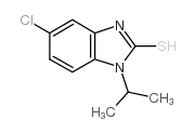 5-氯-1-异丙基-1H-苯并[d]咪唑-2-硫醇结构式