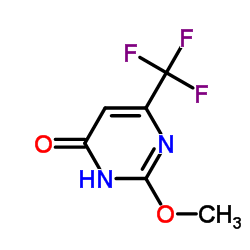 2-甲氧基-6-(三氟甲基)嘧啶-4(3H)-醇结构式