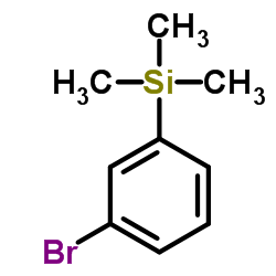 (3-Bromophenyl)(trimethyl)silane Structure