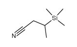 3-trimethylsilanyl-butyronitrile结构式